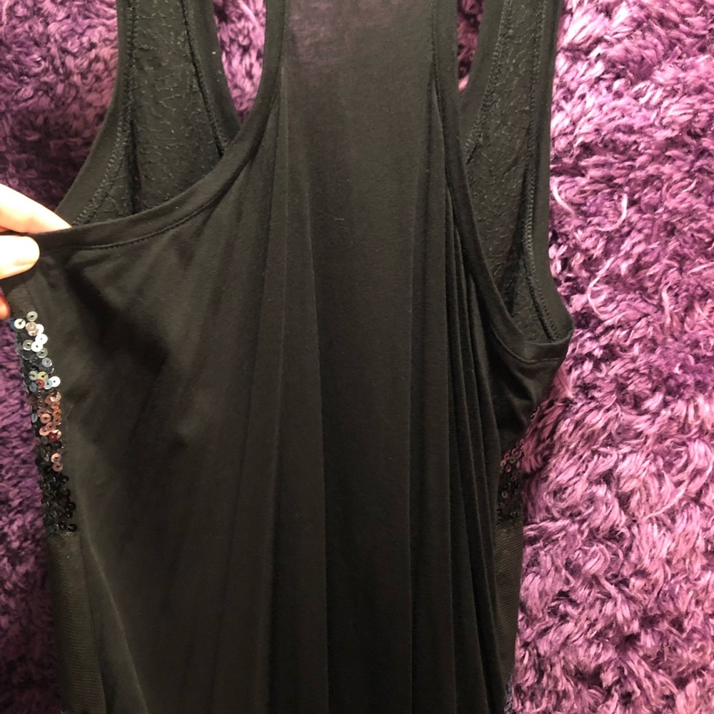 Express: Black Sequence Tank - Picture 3 of 4